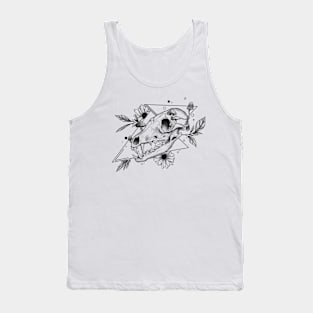 Fox skull Design Tank Top